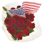 Floral, Freedom RoseDzwFlag00424