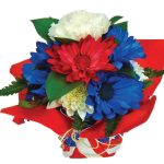Floral, PatrioticMiniOasisArrangement3BR-AWG 01970